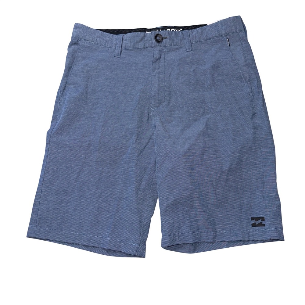 Billabong Crossfire Submersibles Shorts 29 Blue Hybrid Quick Dry Stretch Stripe